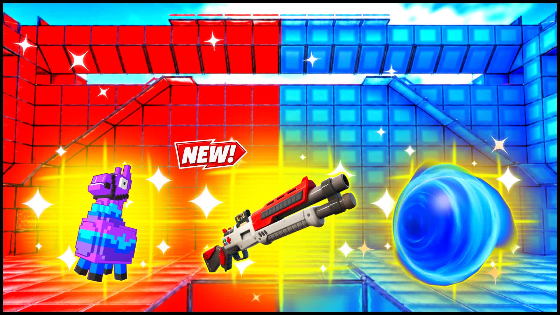 RED VS BLUE CALM REENTRY 🔴🔵 — Fortnite Creative map