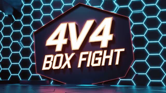 BOX FIGHT (4V4) — Fortnite Creative map cover art