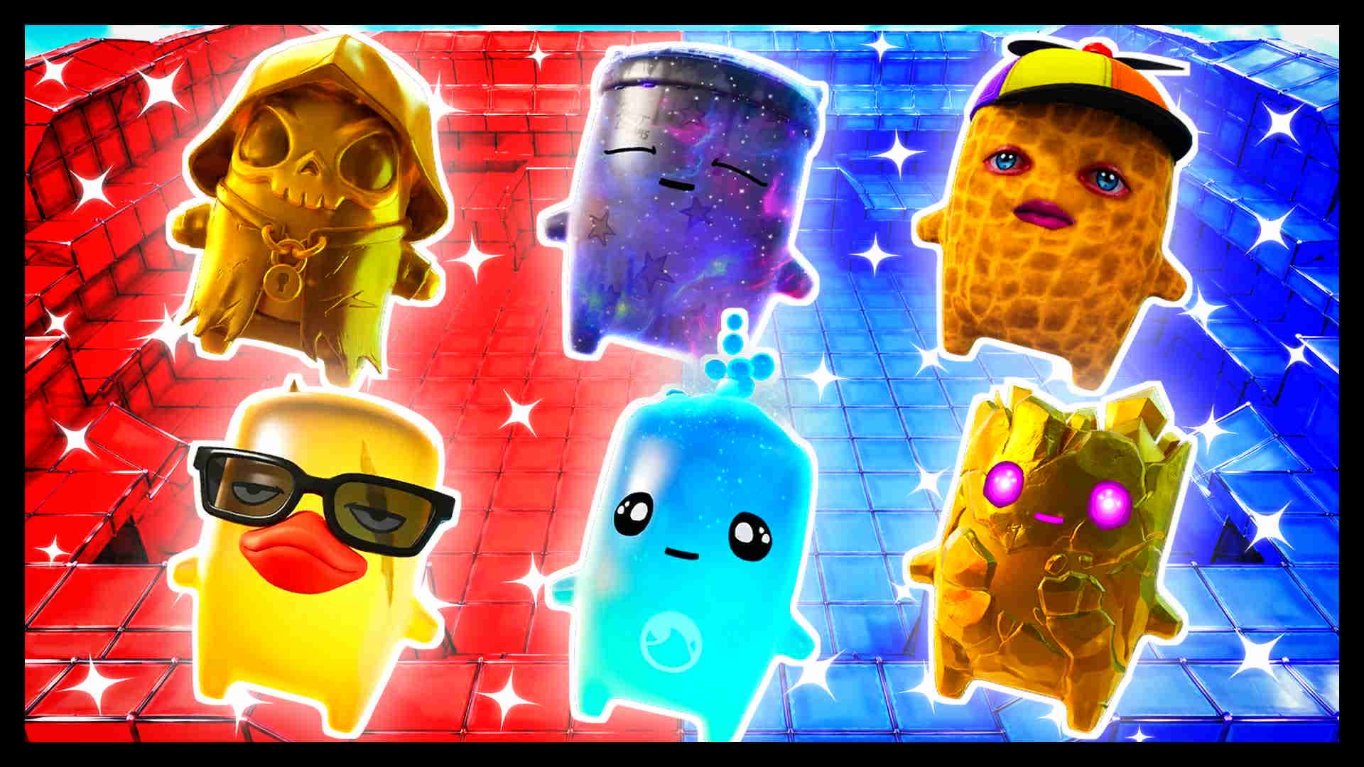 RED VS BLUE QUIETFIRE 🔴🔵 — Fortnite Creative map