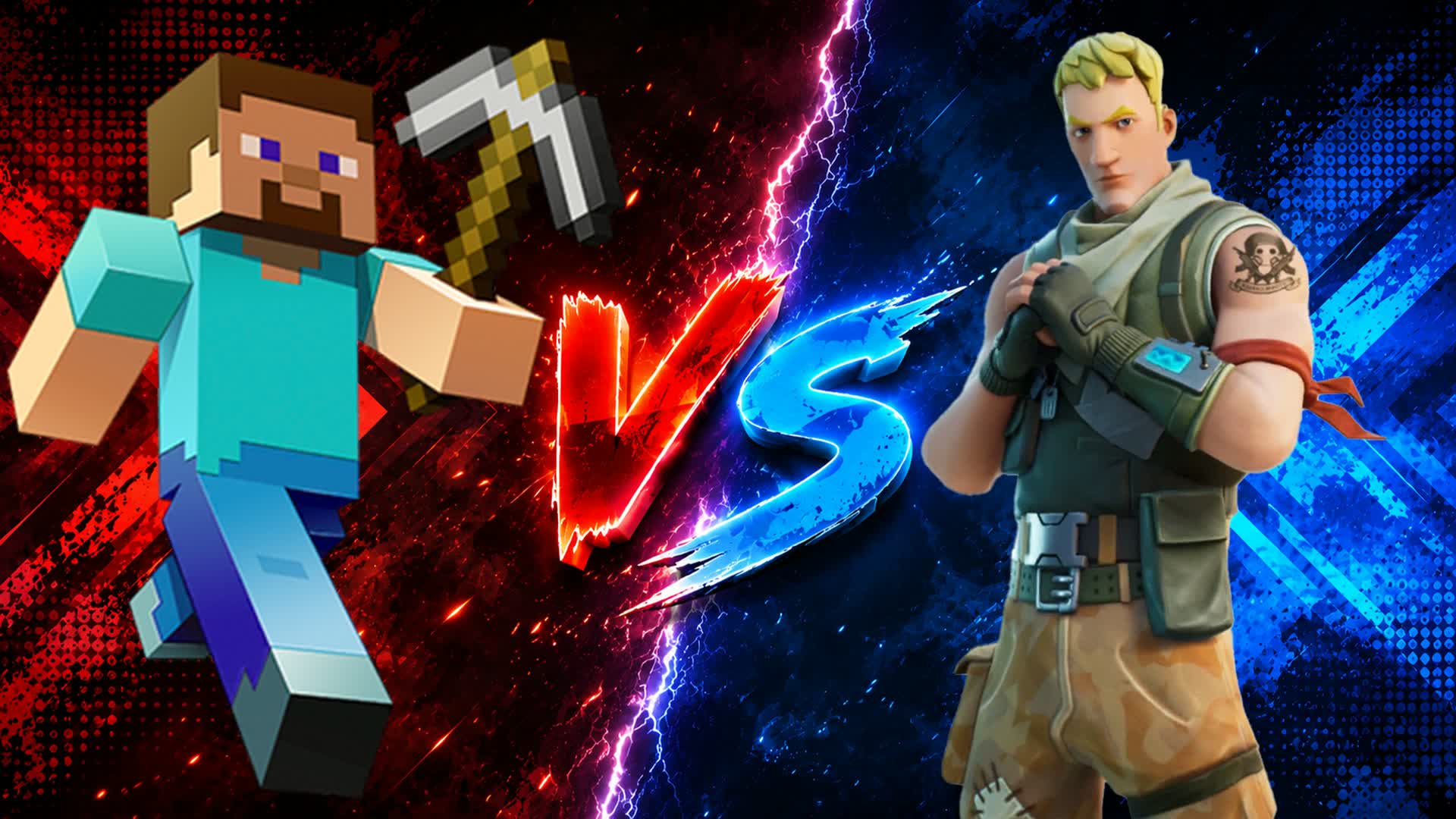 RED VS BLUE 🔵🔴 STEVE — Fortnite Creative map