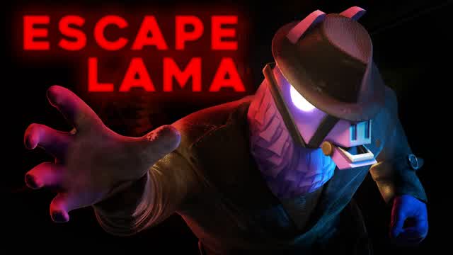 ESCAPE LAMA [HORROR] HALLOWEEN LLAMA — Fortnite Creative map cover art