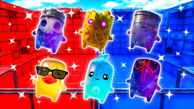 STEADFAST VECTOR RED VS BLUE 🔴🔵 — Fortnite Creative map cover art