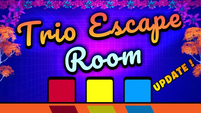 Best Trio Escape Room — Fortnite Creative map cover art