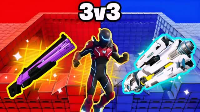 RED VS BLUE 3V3 [1] — Fortnite Creative map cover art