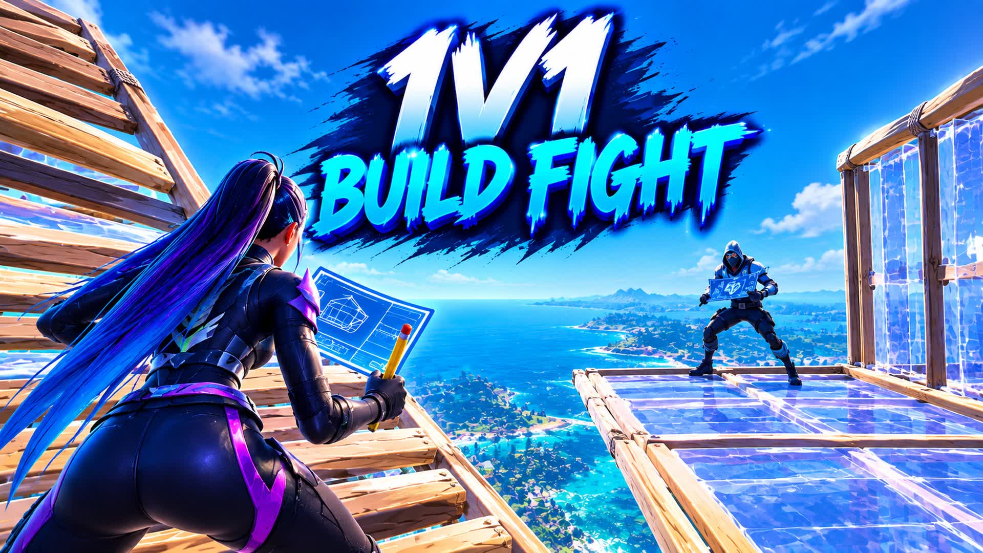 m2xski 1v1 build fights — Fortnite Creative map