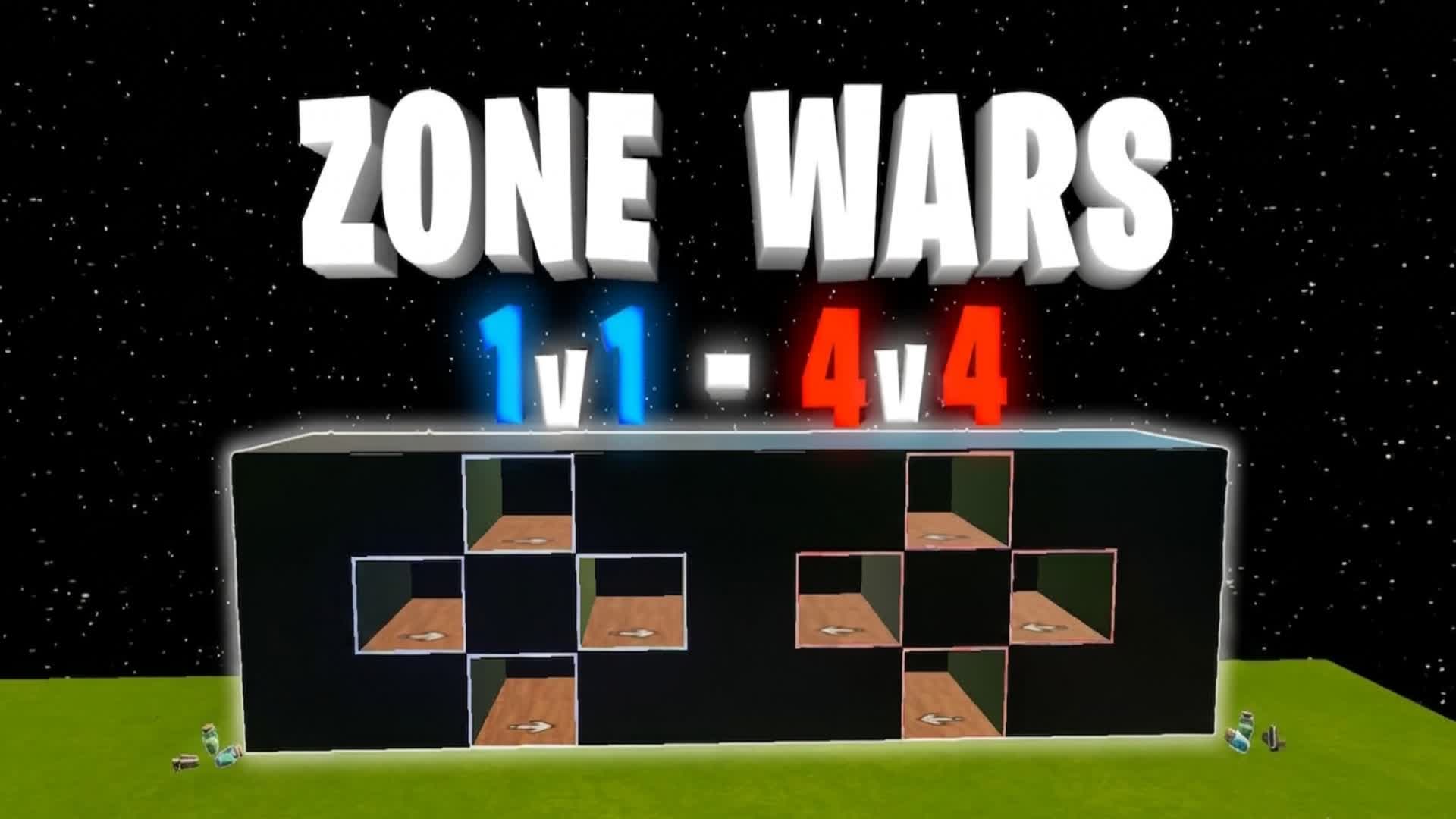 PRO ZONE WARS (1V1-4V4) — Fortnite Creative map
