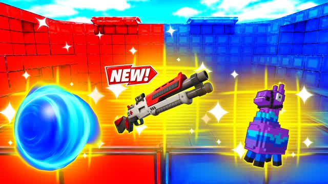 RED VS BLUE ON FORM 🔴🔵 — Fortnite Creative map cover art