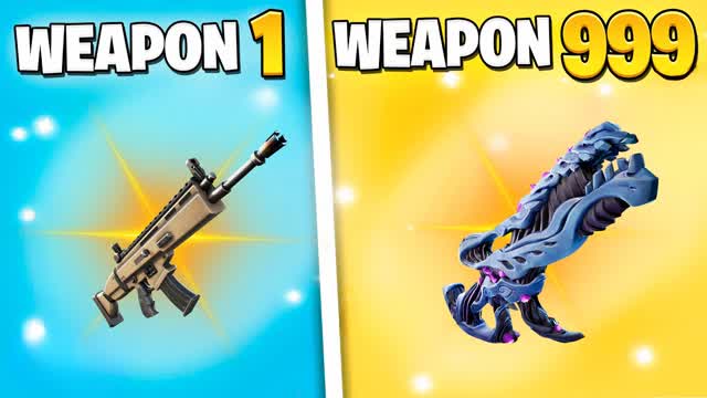 ⭐️TILTED GUN GAME — Fortnite Creative map cover art