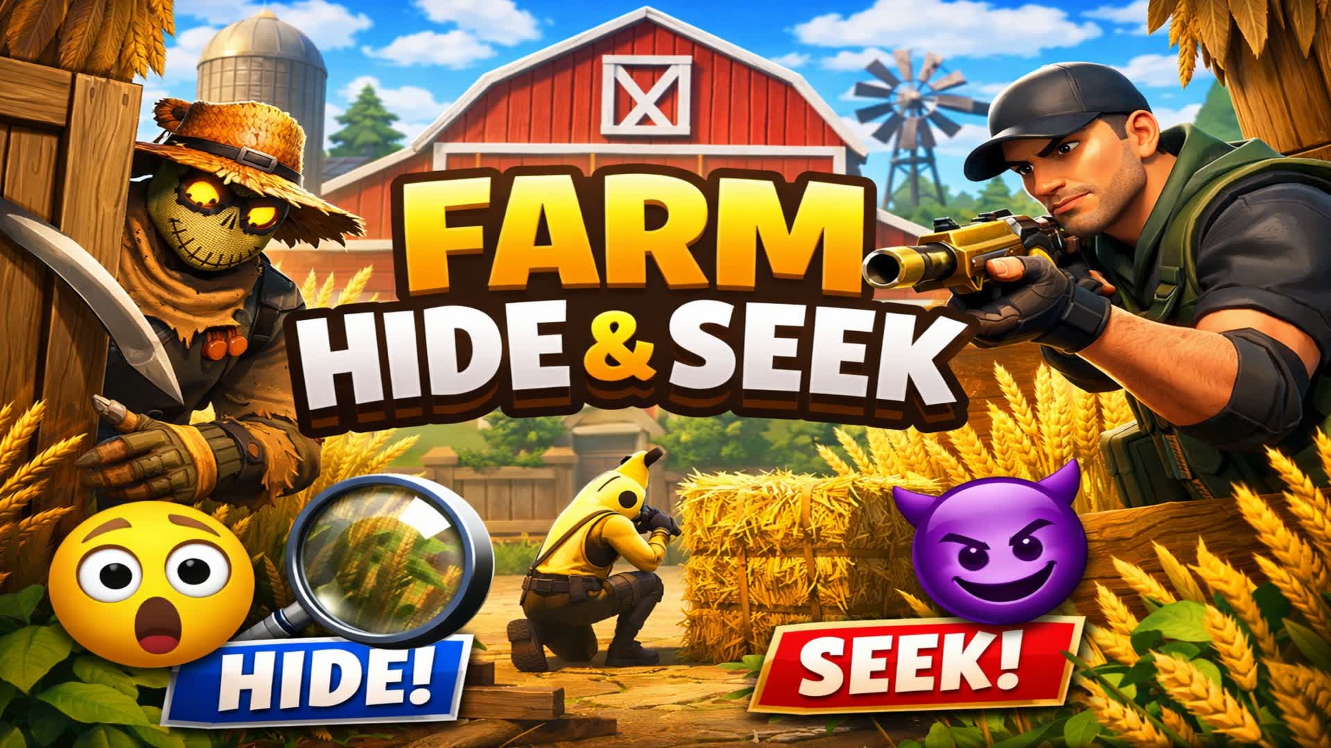 LOST VILLAGE HIDE AND SEEK — Fortnite Creative map
