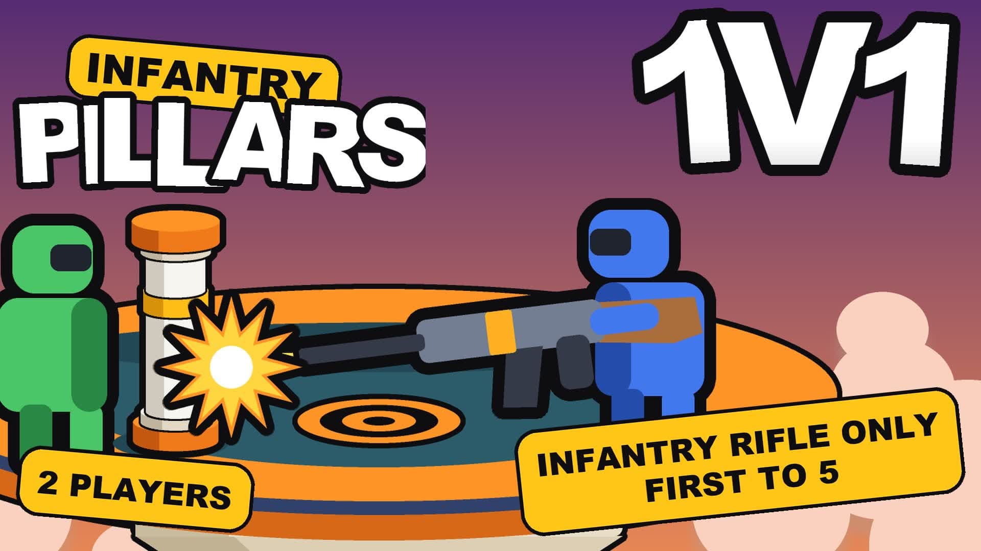 INFANTRY RIFLE 1V1 PILLARS — Fortnite Creative map