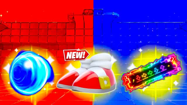 RED VS BLUE PUSH TROUGH BATTLE 🔵🔴 — Fortnite Creative map