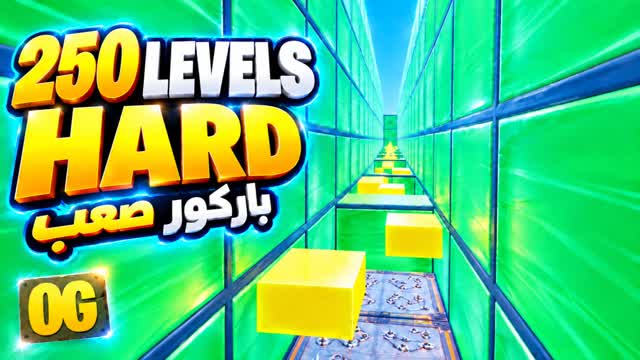 HARD PARKOUR 250 LEVELS DEATHRUN باركور — Fortnite Creative map