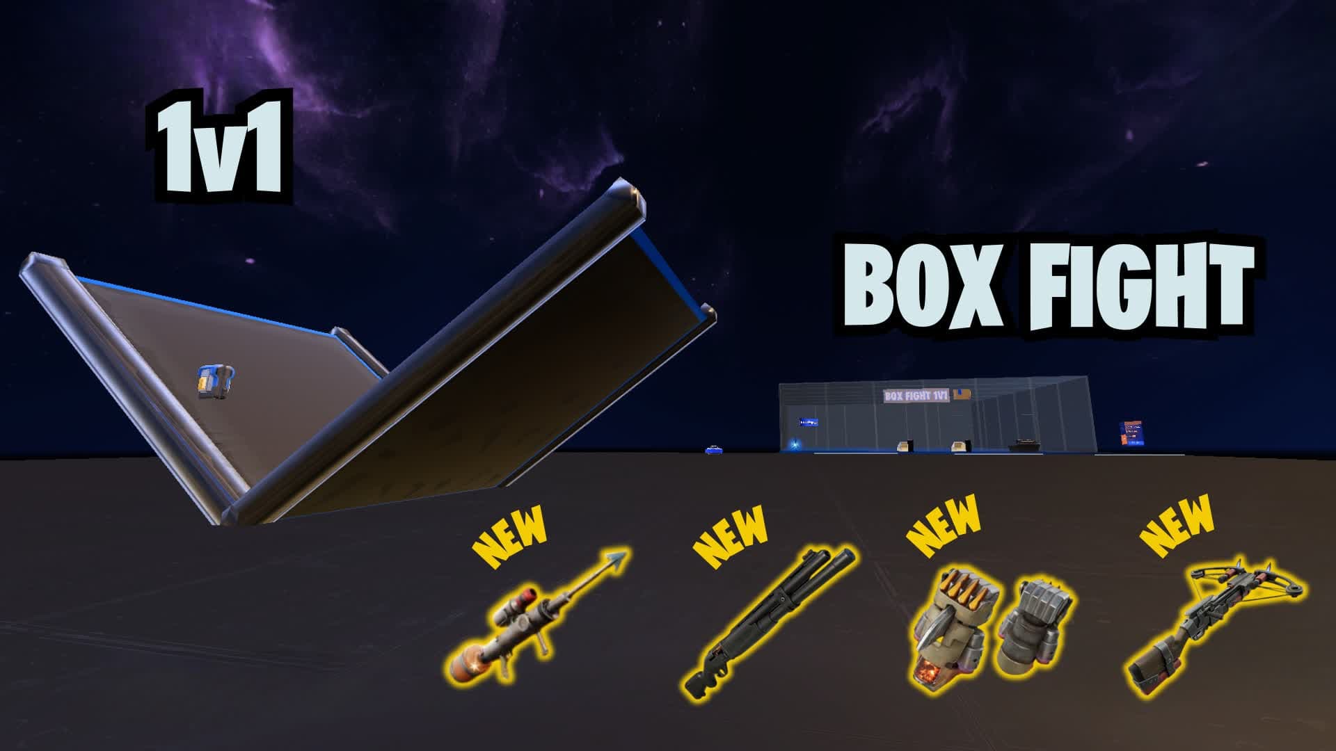 1v1 Box Fight — Fortnite Creative map