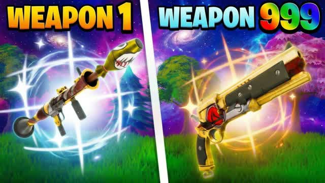 NEW SEASON 🔫 SUPER GUN GAME 🎯 — Fortnite Creative map