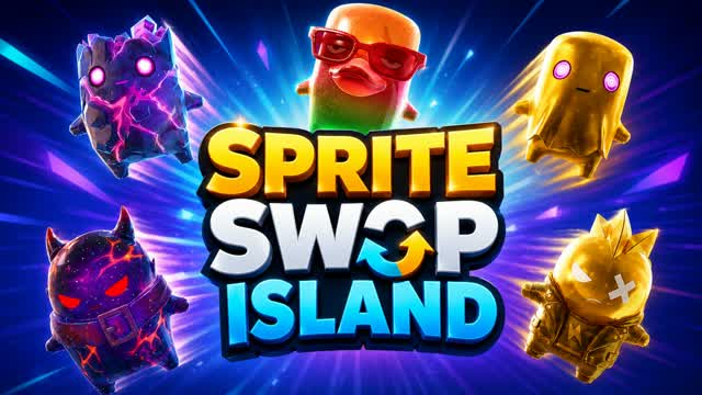 SPRITE SWAP ISLAND — Fortnite Creative map cover art