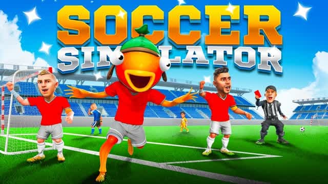 SOCCER SIMULATOR 🏆 — Fortnite Creative map cover art