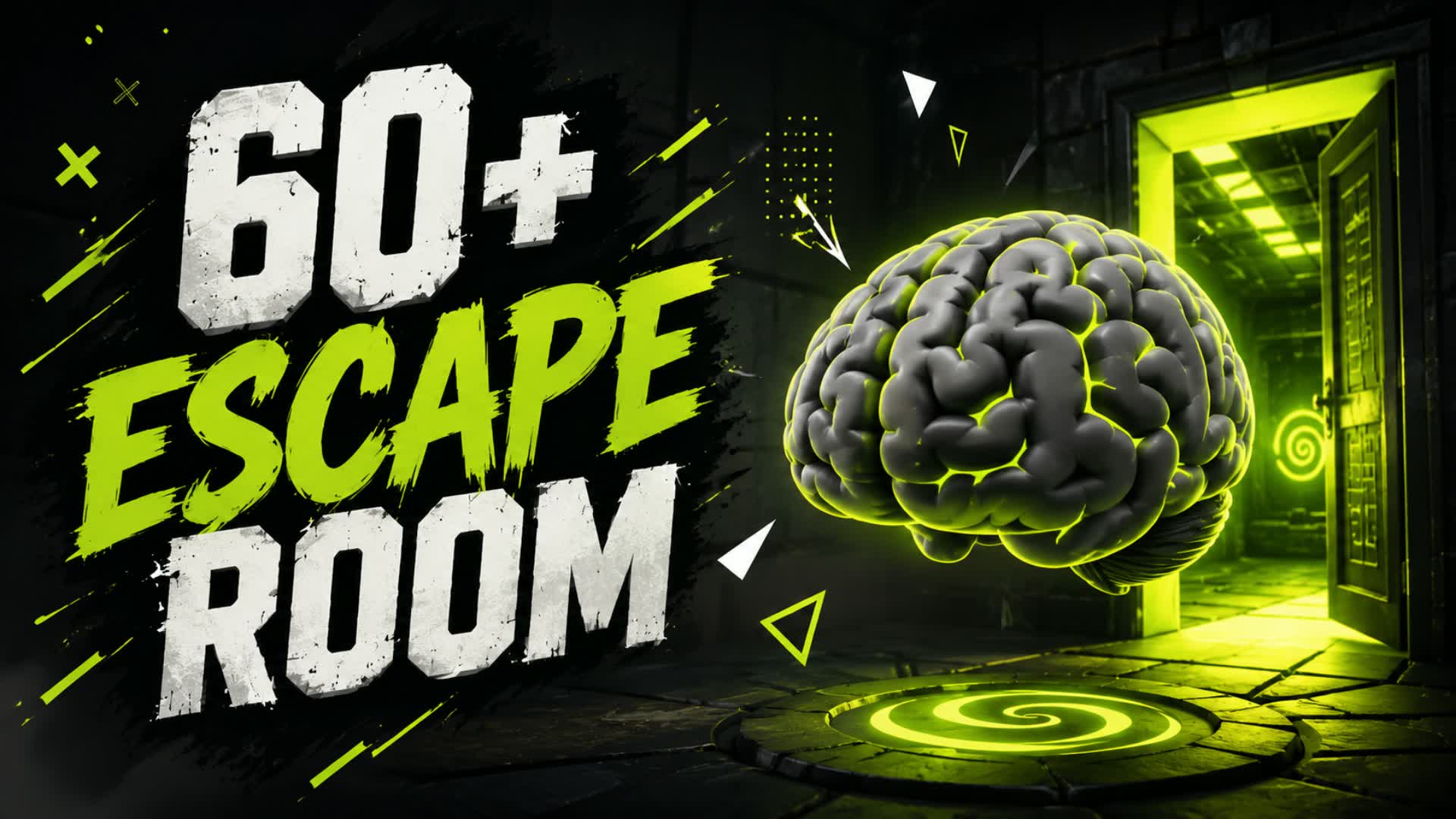 🧠 60+ ESCAPE ROOM — Fortnite Creative map