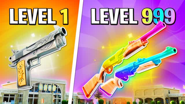 🛒RETAIL GUN GAME🎯ONE SHOT — Fortnite Creative map