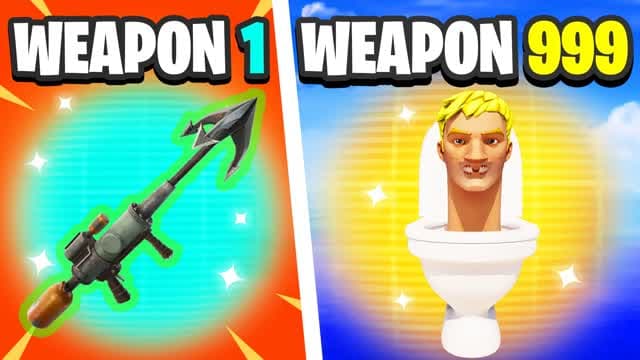 SUMMER GUN GAME🎯ONE SHOT — Fortnite Creative map