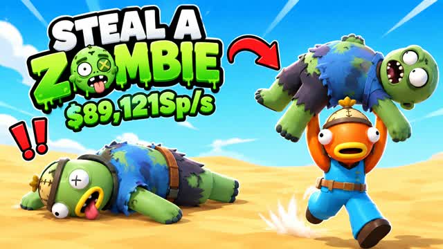 Steal A Zombie — Fortnite Creative map