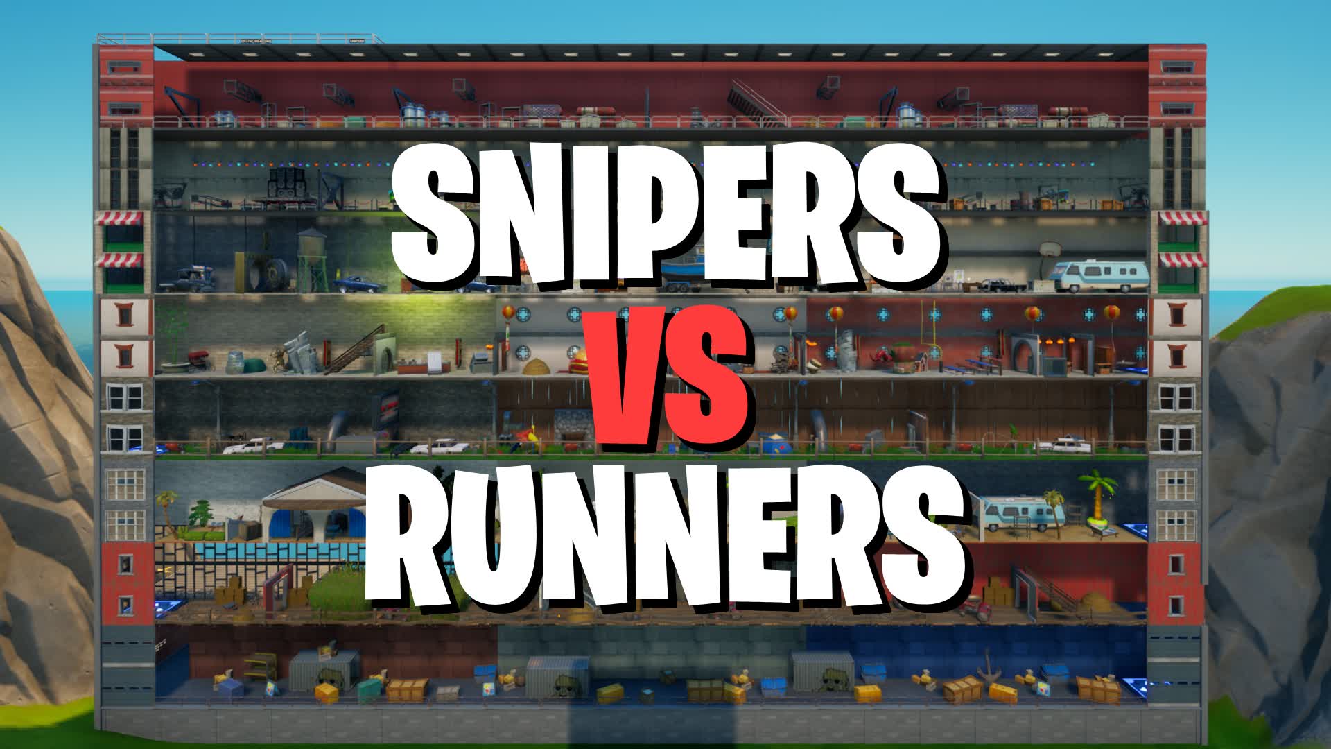 OG 🎯SNIPER VS RUNNERS🏃‍♂️[NEW] — Fortnite Creative map