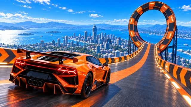 Supervelocidade *car race game — Fortnite Creative map cover art