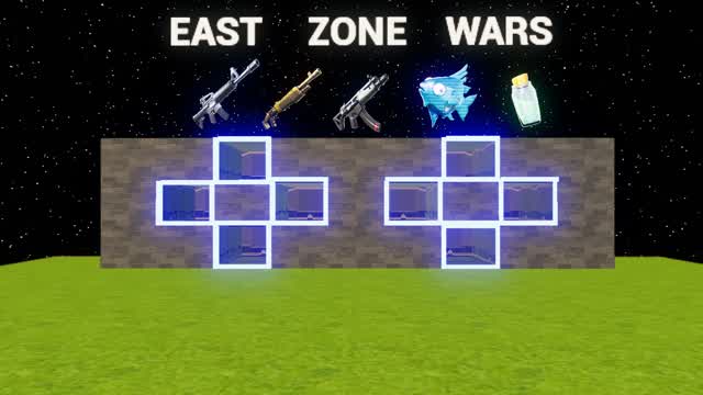East Zone Wars [1v1-4v4] — Fortnite Creative map cover art