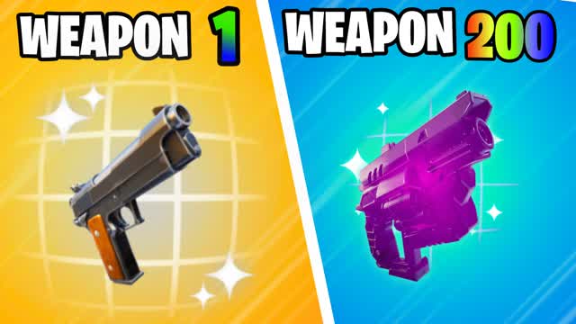 SUPER GUN GAME 🔫 — Fortnite Creative map