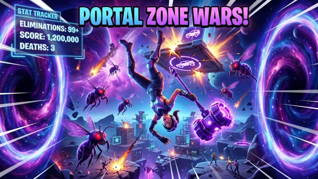 Portal Cube Farm — Fortnite Creative map cover art