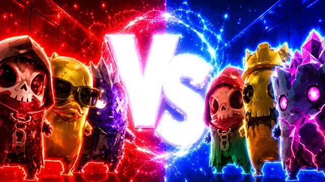 DIVISION RED VS BLUE 🔴🔵 — Fortnite Creative map cover art