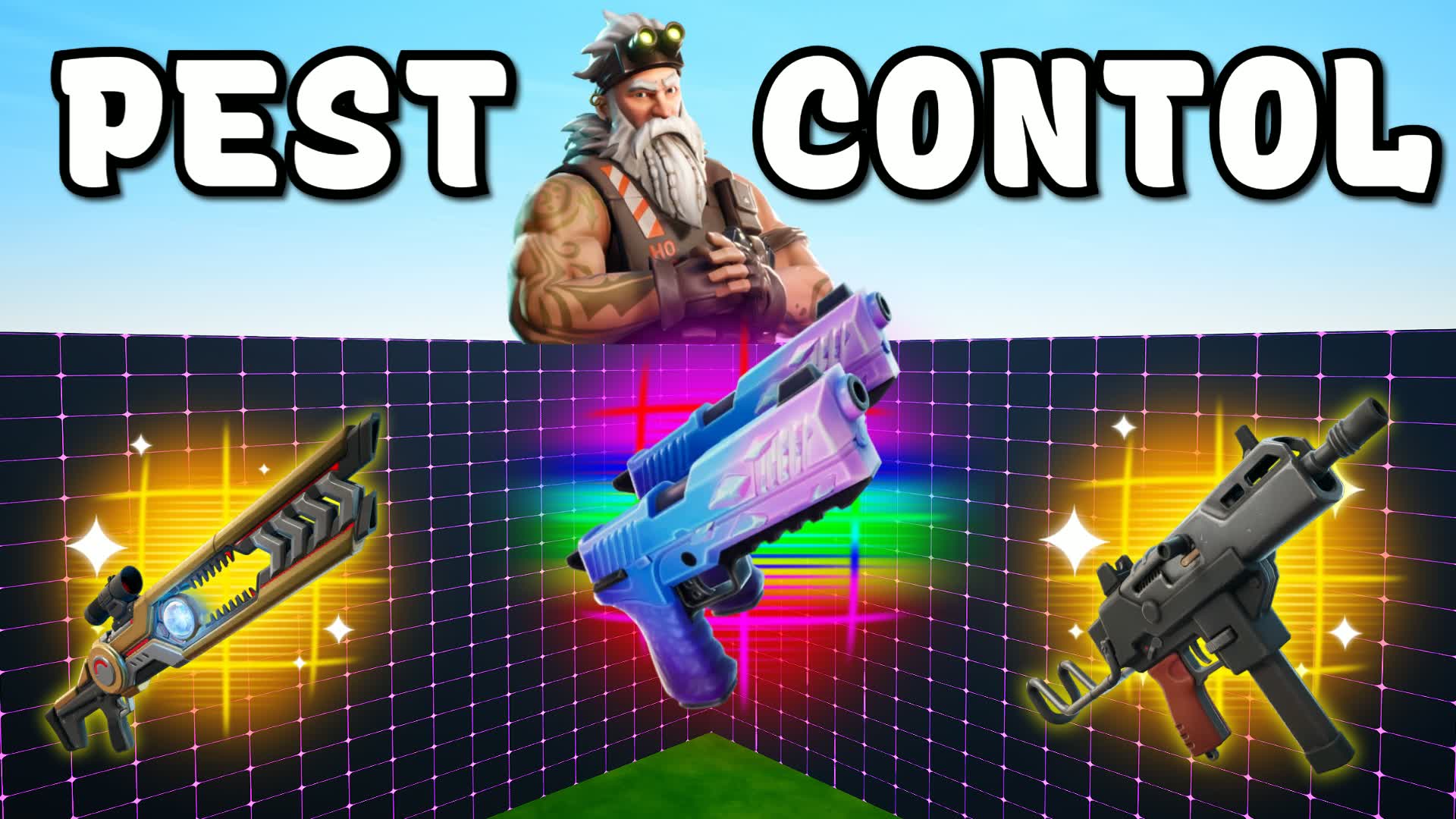 1v1 Pest Control FFA — Fortnite Creative map