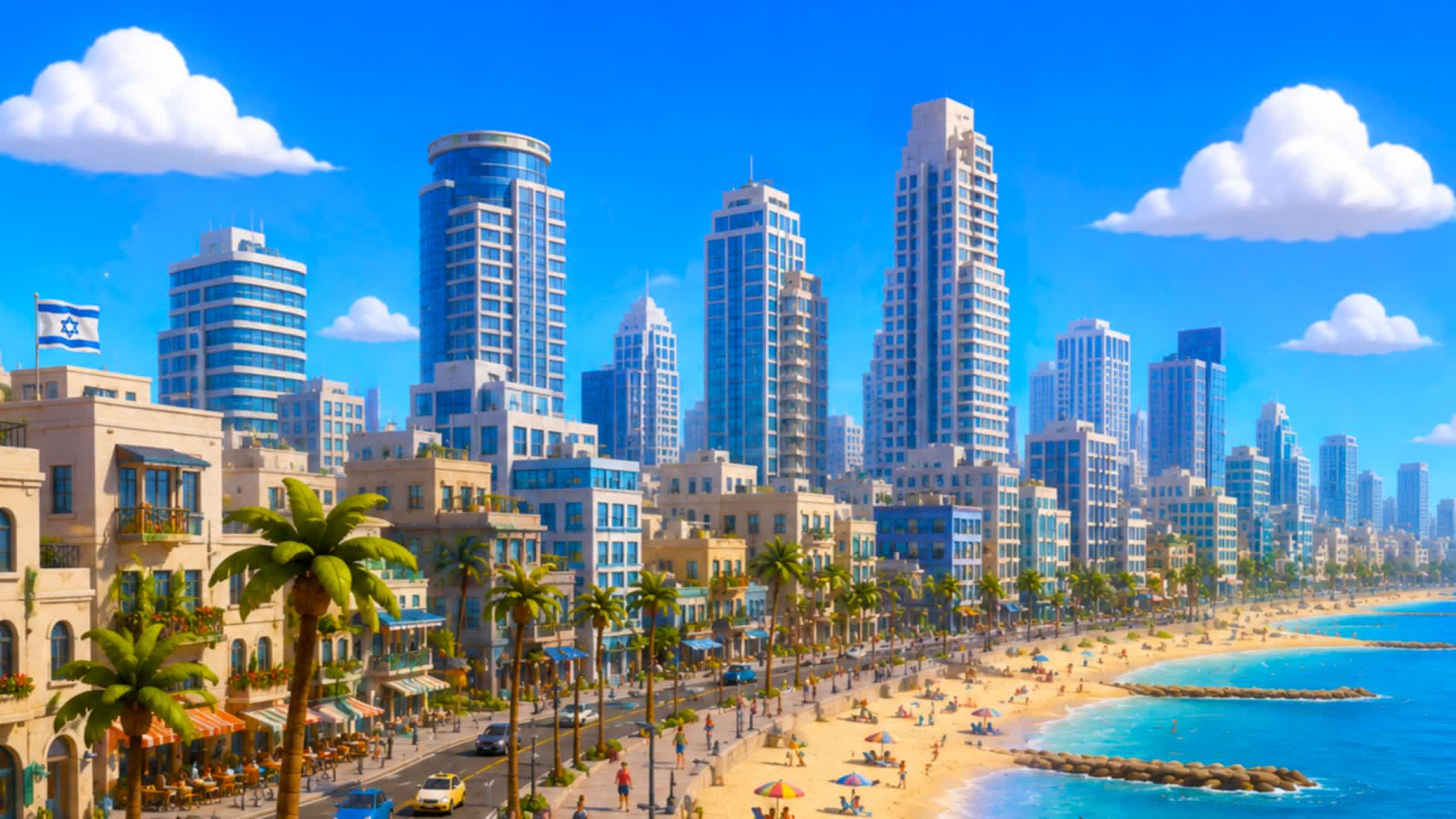 TEL AVIV ZONE WARS ✡️ — Fortnite Creative map