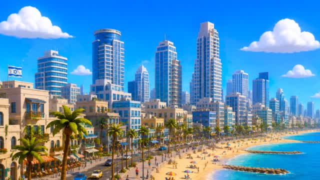 TEL AVIV ZONE WARS ✡️ — Fortnite Creative map