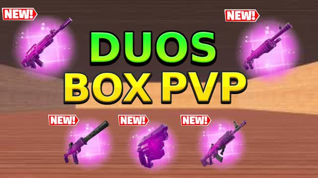 DUOS BOX PVP(2v2) — Fortnite Creative map cover art
