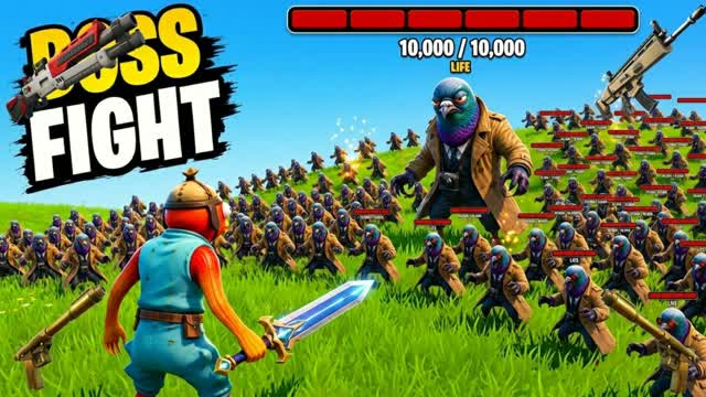 SOBREVIVE A LOS  JEFES — Fortnite Creative map cover art