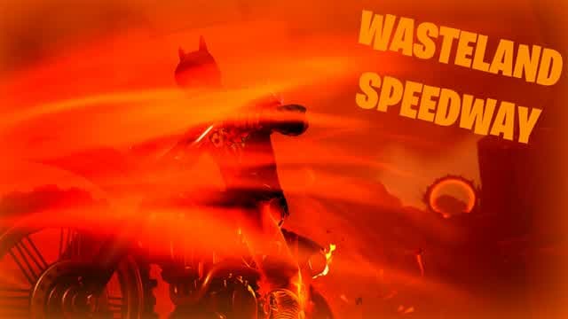 Dirt Bike Wasteland Speedway — Fortnite Creative map cover art