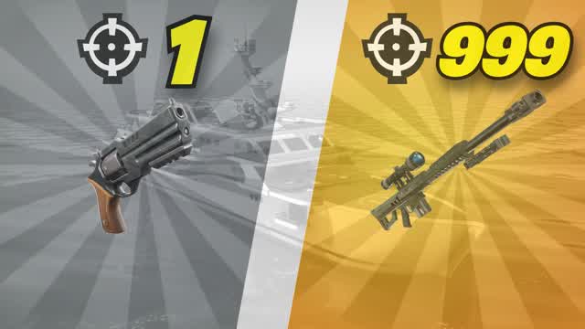🔫 ONE SHOT GUN GAME 🔫 — Fortnite Creative map cover art