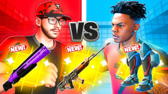 SPEED RED VS BLUE 🔴🔵 RVB — Fortnite Creative map cover art