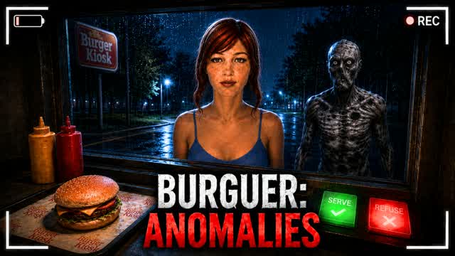 BURGER KIOSK: ANOMALIES [HORROR] — Fortnite Creative map cover art
