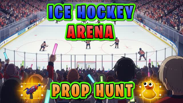 ICE HOCKEY ARENA PROP HUNT CACHE CACHE — Fortnite Creative map