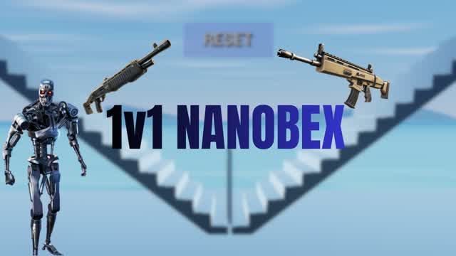 1v1 NANOBEX — Fortnite Creative map cover art