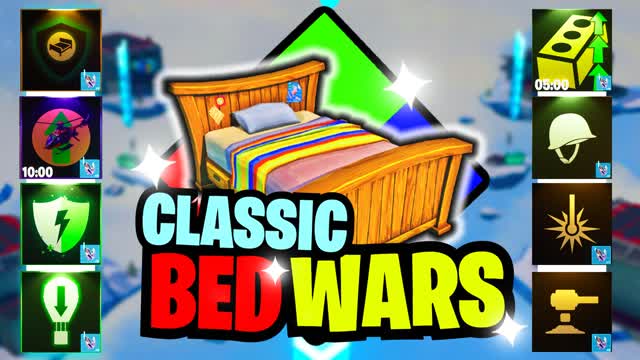 BED WARS CLASSIC — Fortnite Creative map cover art