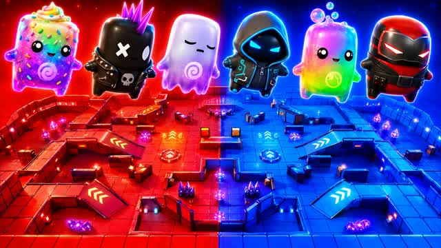 RED VS BLUE WARSURGE 🔴🔵 — Fortnite Creative map cover art