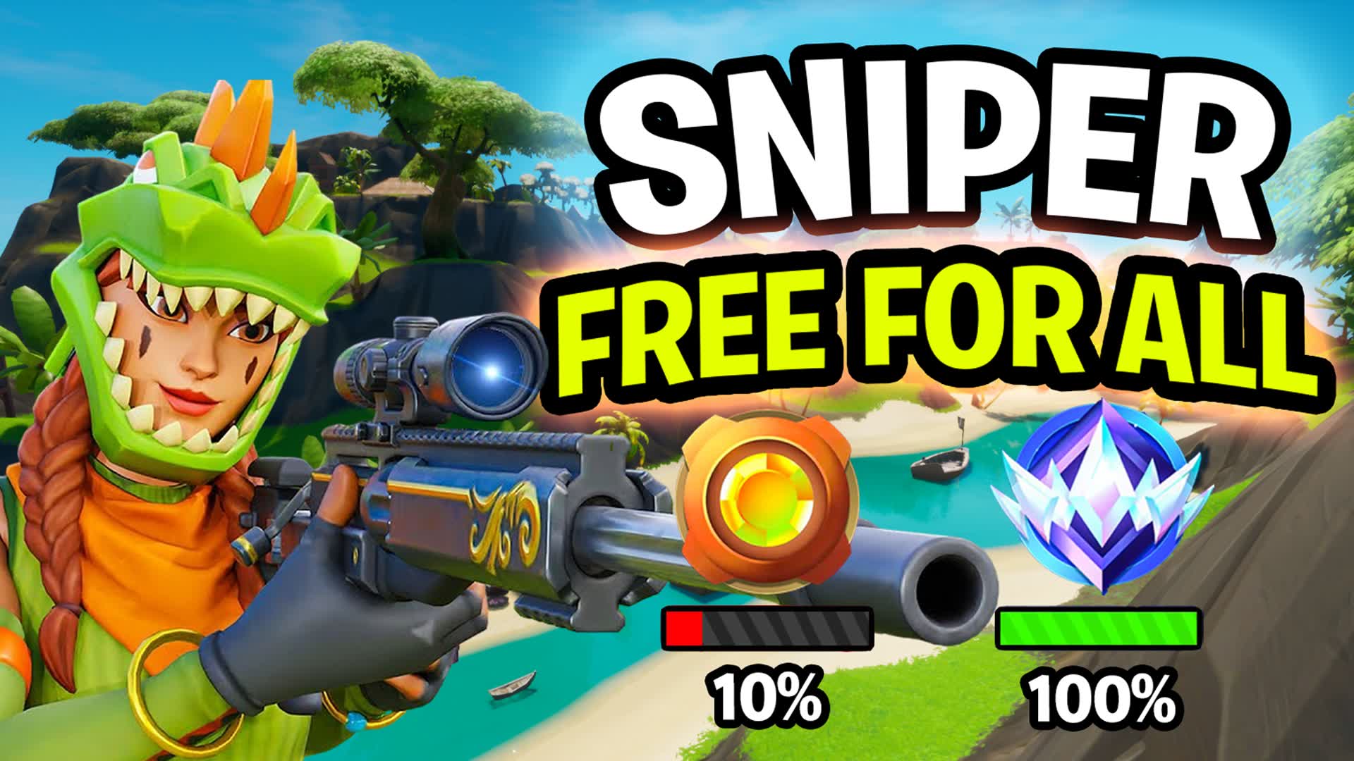 RANKED SNIPER ONE SHOT🎯 — Fortnite Creative map