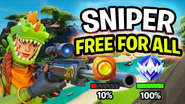 RANKED SNIPER ONE SHOT🎯 — Fortnite Creative map cover art
