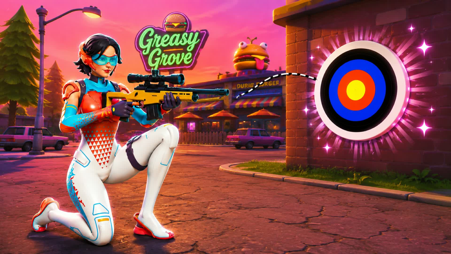 GREEN FN TRICKSHOT 🎯🤩 — Fortnite Creative map