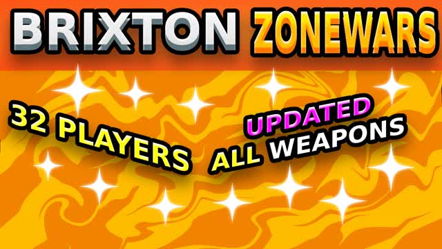 🌆 Brixton Streets: 💯 Zone Wars RANKED — Fortnite Creative map cover art