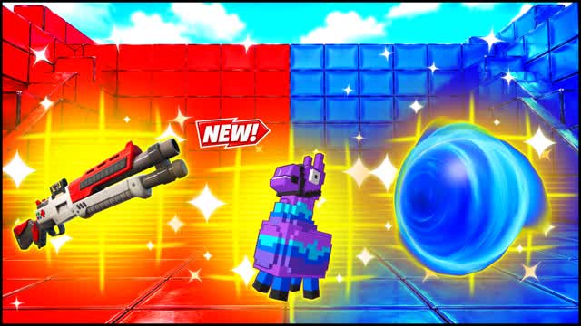 RED VS BLUE ROYAL HAND 🔴🔵 — Fortnite Creative map cover art