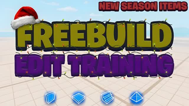 FREEBUILD MAP TRAINING 3V3 — Fortnite Creative map cover art