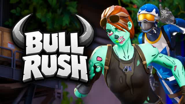 Streamer Bull Rush — Fortnite Creative map cover art